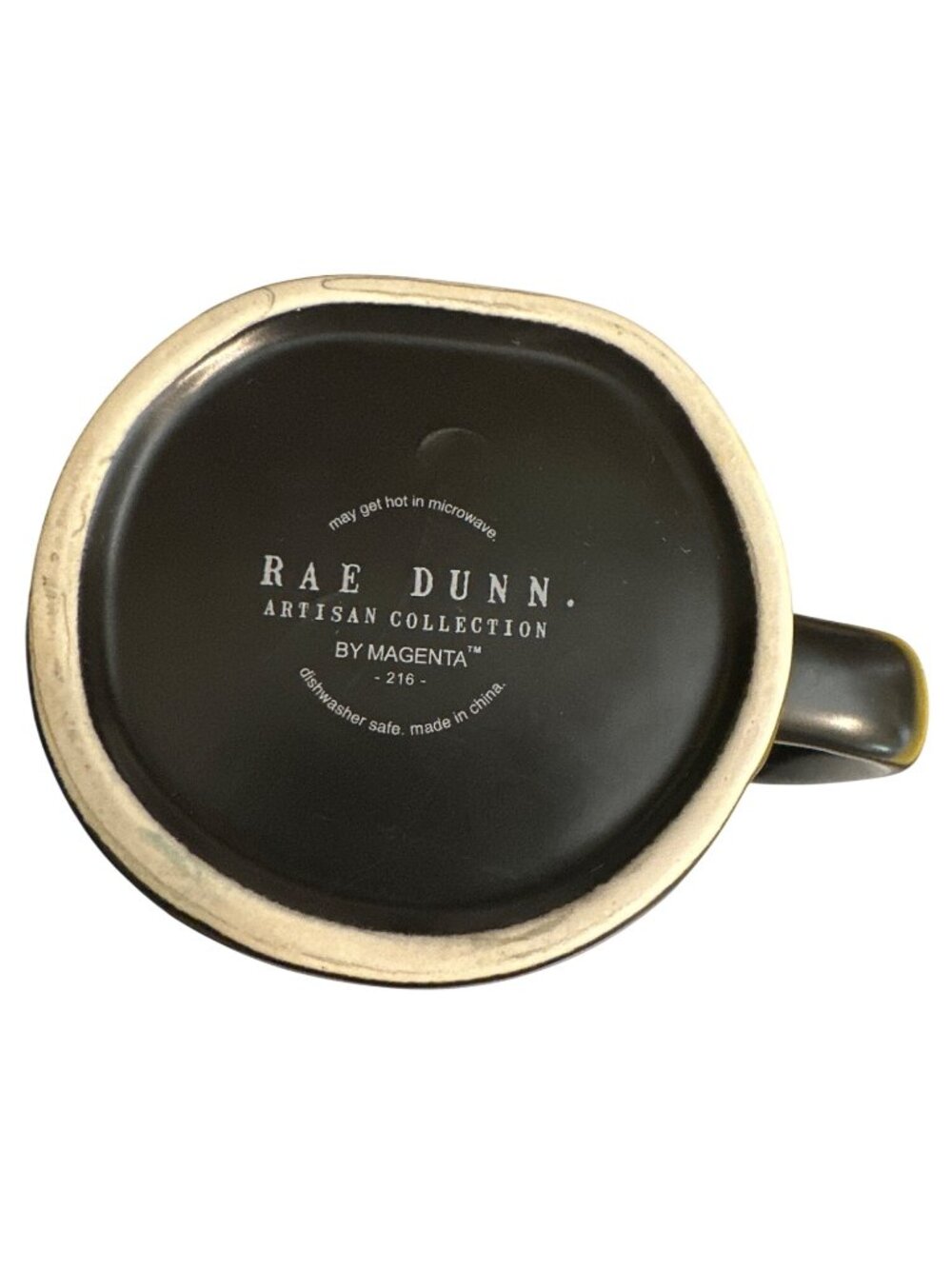 Rae Dunn Artisan Collection Black "UGH" Ceramic Coffee Mug 16 Oz Dishwasher Safe - Picture 5 of 5